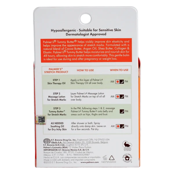 Bơ đậm đặc ngăn ngừa rạn da vùng bụng Palmers 125gr