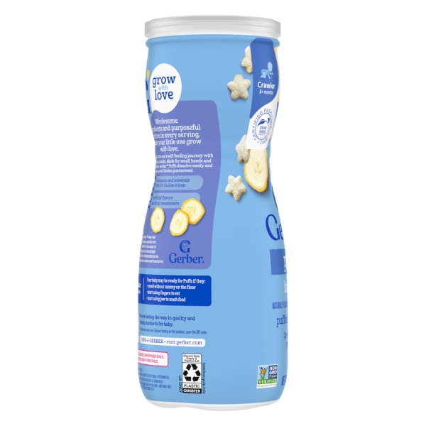 Combo 2 hộp Bánh Ăn Dặm Gerber vị Chuối 42g
