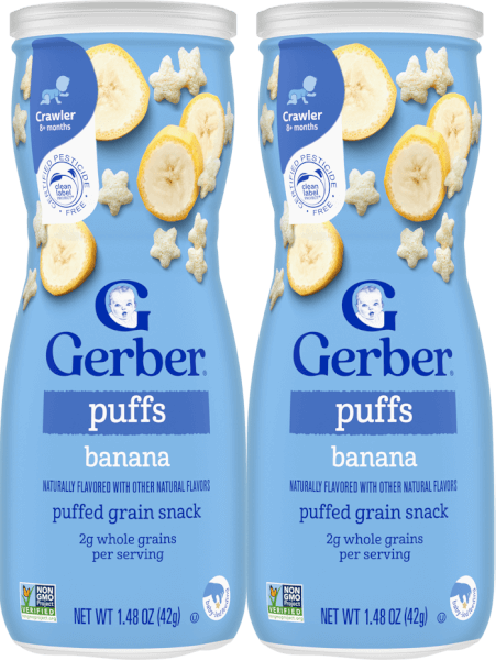 Combo 2 hộp Bánh Ăn Dặm Gerber vị Chuối 42g *giao bao bì ngẫu nhiên*