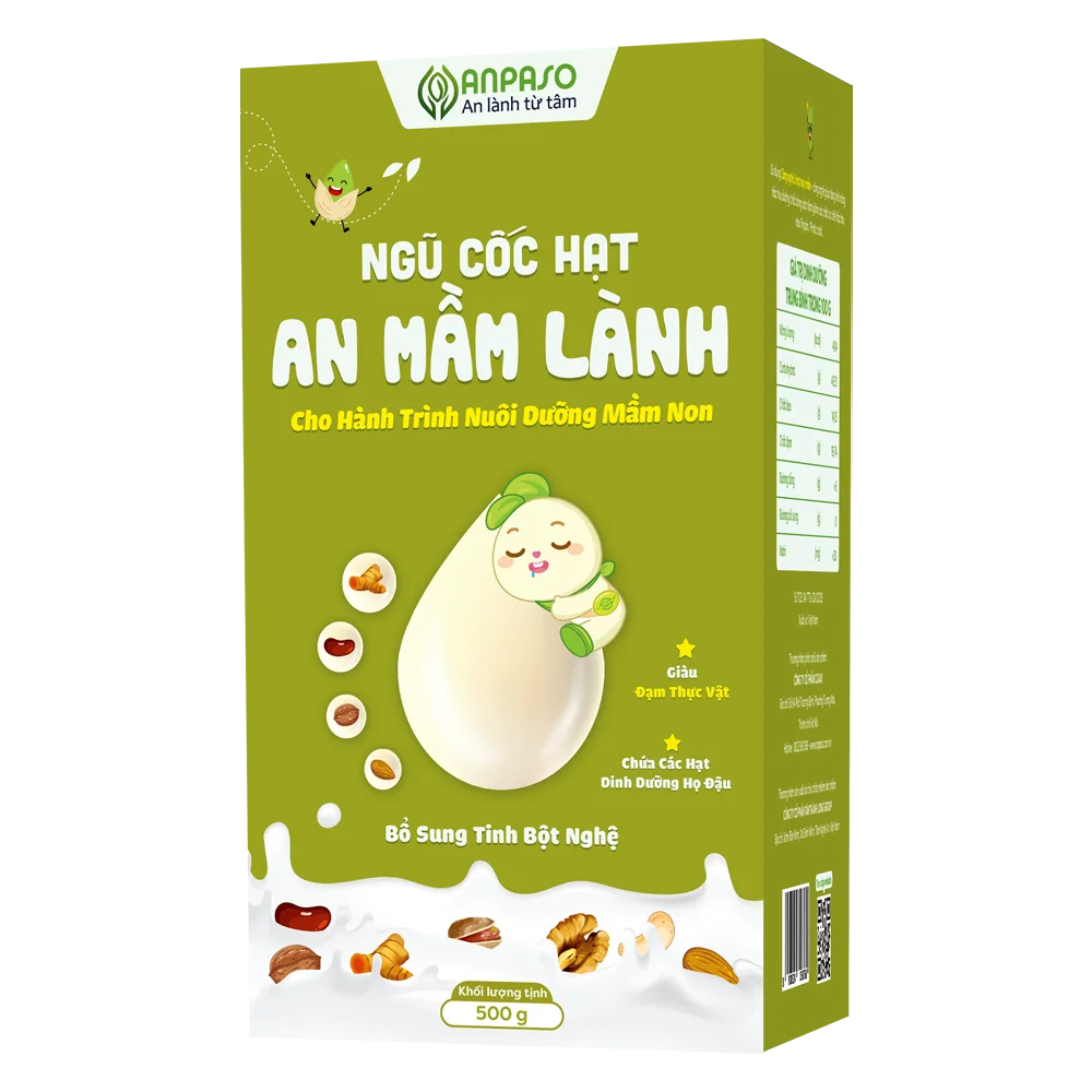 Ngũ cốc hạt An mầm lành Anpaso 500gr