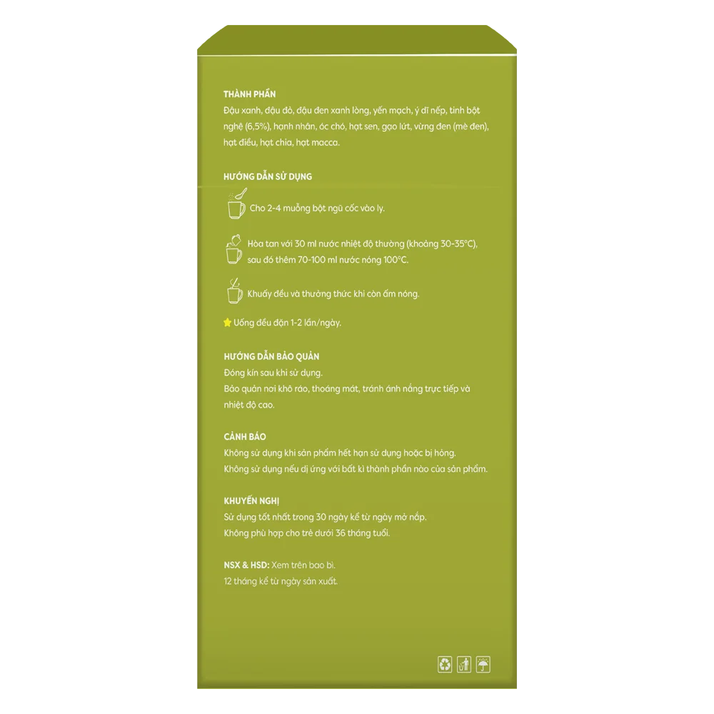 Ngũ cốc hạt An mầm lành Anpaso 500gr