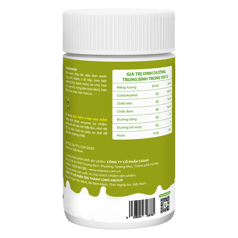 Ngũ cốc hạt An mầm lành Anpaso 500gr