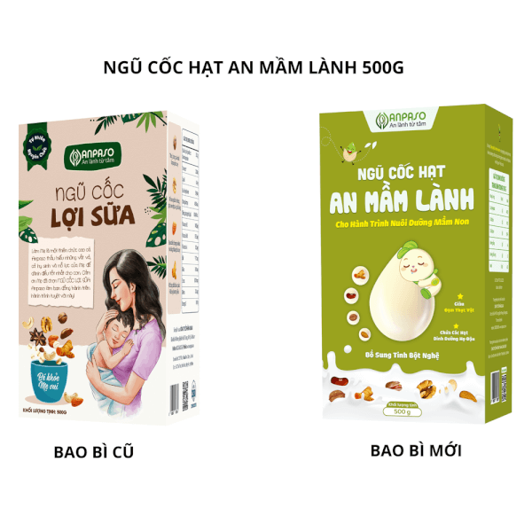 Ngũ cốc hạt An mầm lành Anpaso 500gr
