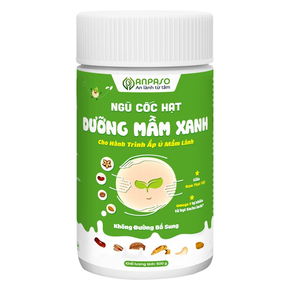 Ngũ cốc hạt Dưỡng mầm xanh Anpaso 500g