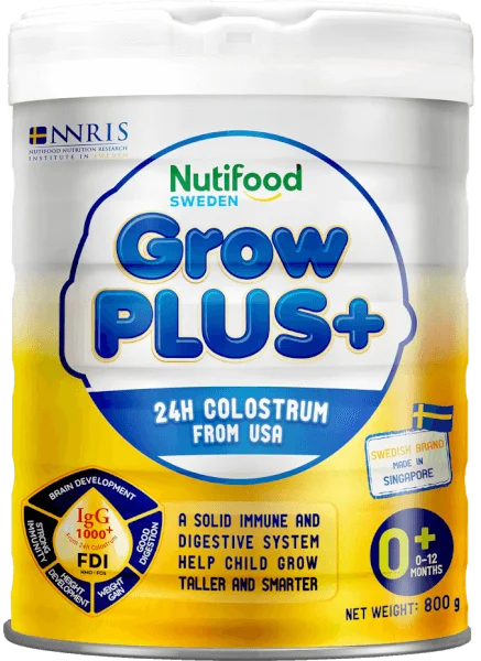 Sữa GrowPLUS+ Sữa non Vàng 800g (0-12 tháng)