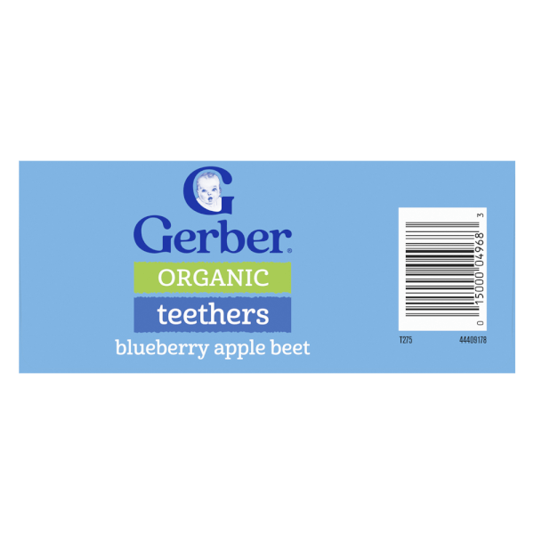 Bánh gạo hữu cơ Gerber Organic vị việt quất táo củ cải đỏ *giao ngẫu nhiên*