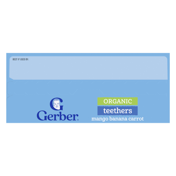 Combo 2 Bánh gạo hữu cơ Gerber Organic vị xoài chuối cà rốt *giao ngẫu nhiên*