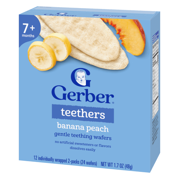 Combo 2 Bánh gạo Gerber vị chuối đào *giao ngẫu nhiên*