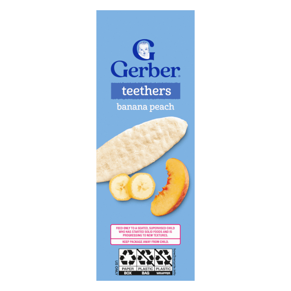 Combo 2 Bánh gạo Gerber vị chuối đào *giao ngẫu nhiên*