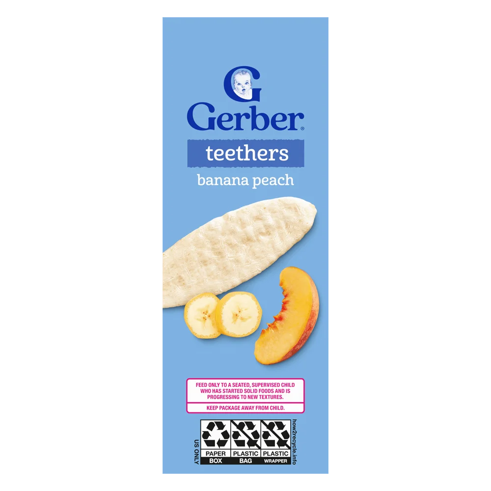 Bánh gạo Gerber vị chuối đào *giao ngẫu nhiên*