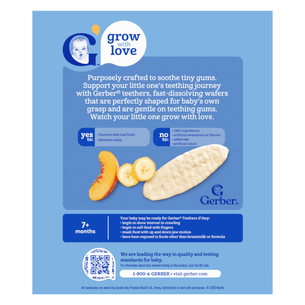 Combo 2 Bánh gạo Gerber vị chuối đào *giao ngẫu nhiên*