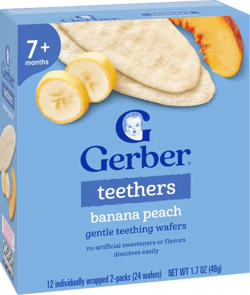 Bánh gạo Gerber vị chuối đào *giao ngẫu nhiên*