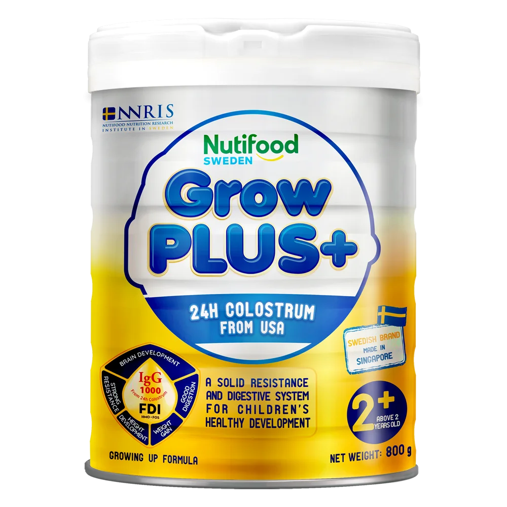 Combo 4 Sữa GrowPLUS+ Sữa Non Vàng 800g (Từ 2 tuổi)