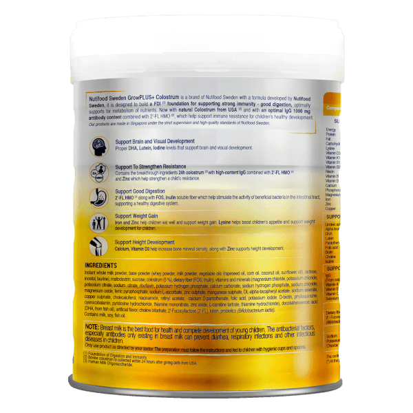 Sữa GrowPLUS+ Sữa Non Vàng 800g (Từ 1 tuổi)