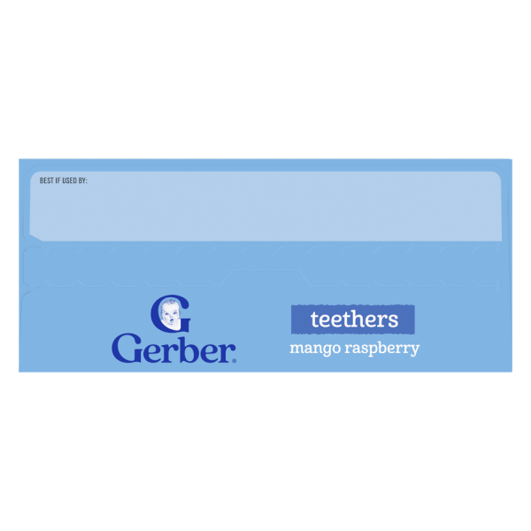 Combo 2 Bánh ăn dặm Gerber vị Xoài, Mâm Xôi *giao ngẫu nhiên*