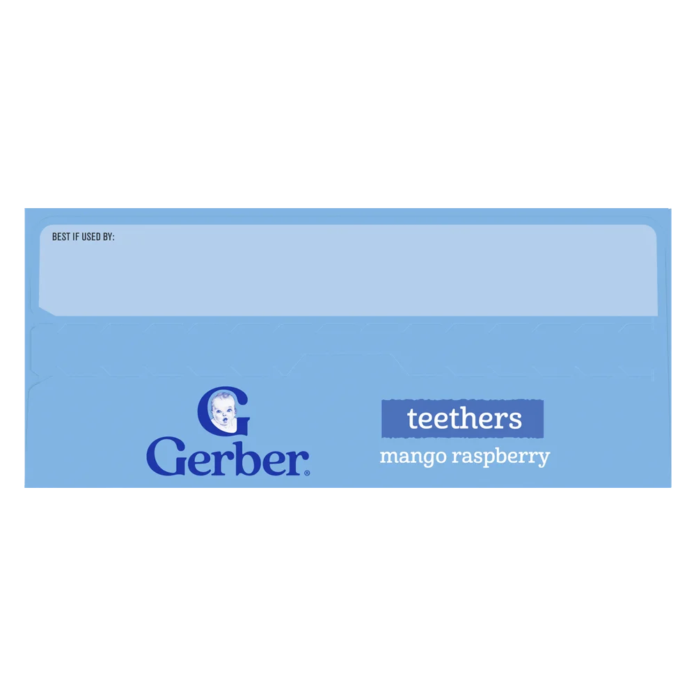 Combo 2 Bánh ăn dặm Gerber vị Xoài, Mâm Xôi *giao ngẫu nhiên*