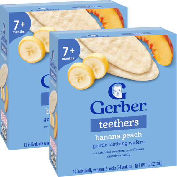 Combo 2 Bánh gạo Gerber vị chuối đào *giao ngẫu nhiên*