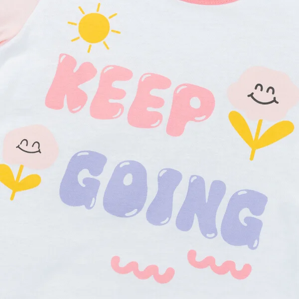 Bộ bé gái áo tay ngắn quần ngắn Animo easy TQ0225002 (1-4Y)