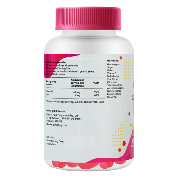 TPBS Gumazing Vitamin C + Zinc Gummies