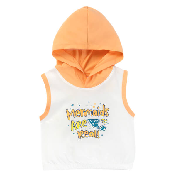 Bộ bé gái ngắn BST Aloha Animo TX0425072 (1-6Y,Cam-be,TT02)