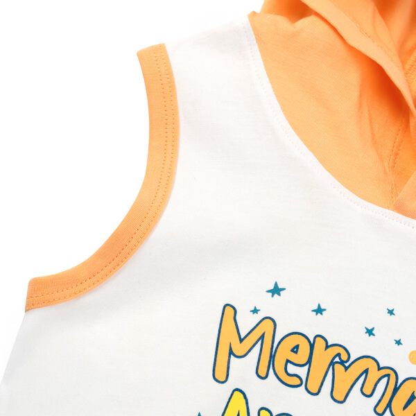 Bộ bé gái ngắn BST Aloha Animo TX0425072 (1-6Y,Cam-be,TT02)