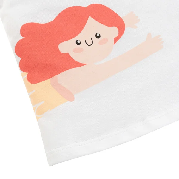 Bộ bé gái áo tay ngắn quần ngắn aloha Animo (1-6Y) TX0425070