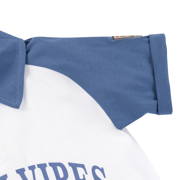 Bộ bé trai ngắn sơ mi Bst Aloha Animo HN0625007 (1-6Y,Cam-dương,TT01)