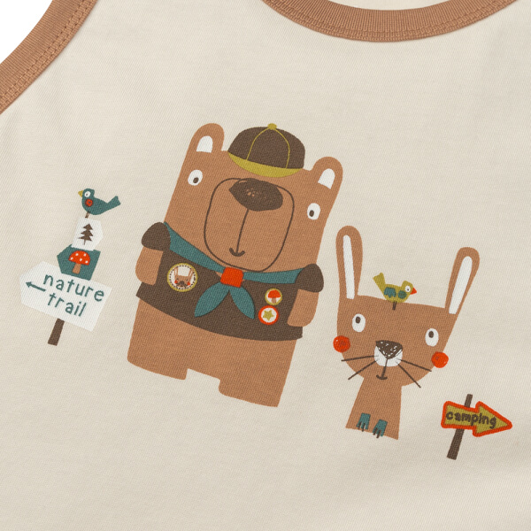 Bộ bé trai áo sát nách quần ngắn Animo easy (1-4Y) HN0525043