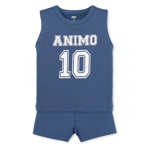 Bộ bé trai áo sát nách quần ngắn Animo easy (1-4Y) HN0525041