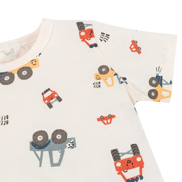 Bộ bé trai áo tay ngắn quần ngắn Animo easy (1-4Y) HN0525052