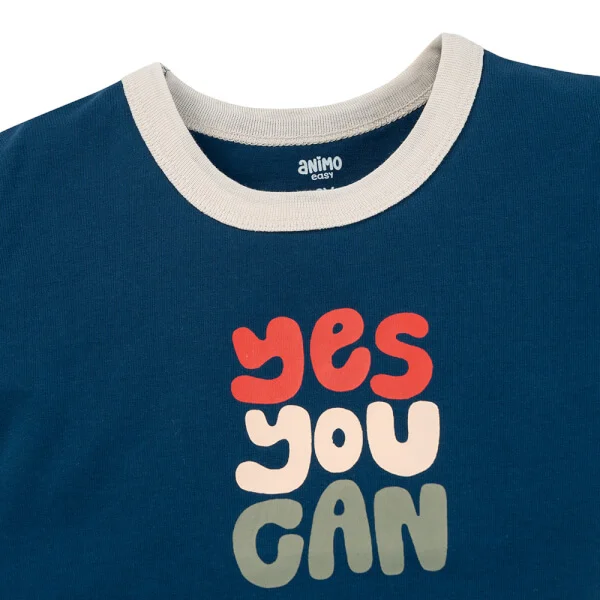 Bộ bé trai áo tay ngắn quần ngắn Animo easy (1-4Y) HN0525058