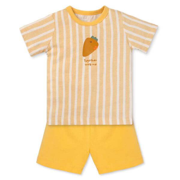 Bộ bé trai ngắn Animo Easy HN0925033 (1-4Y,Kem-dương,NN07)