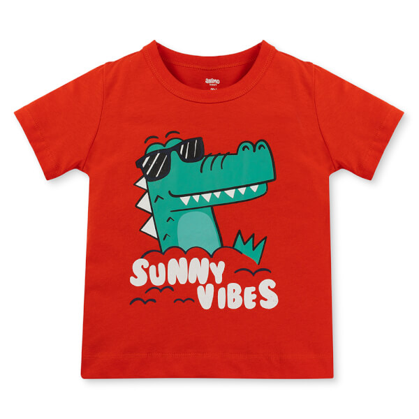 Bộ bé trai áo tay ngắn quần ngắn Animo easy (1-4Y) HN0525049