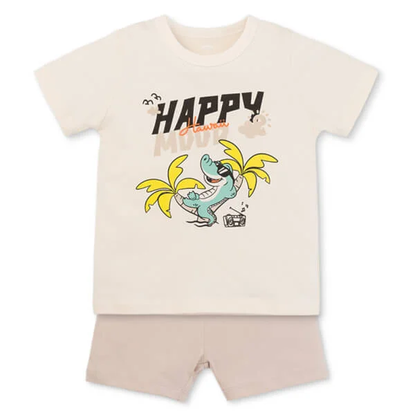 Bộ bé trai áo tay ngắn quần ngắn Animo easy (1-4Y) HN0525044