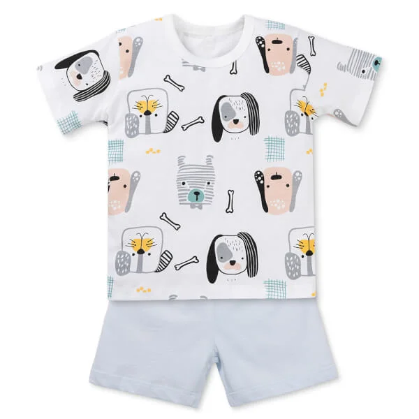 Bộ bé trai áo tay ngắn quần ngắn Animo easy (1-4Y) HN0525044