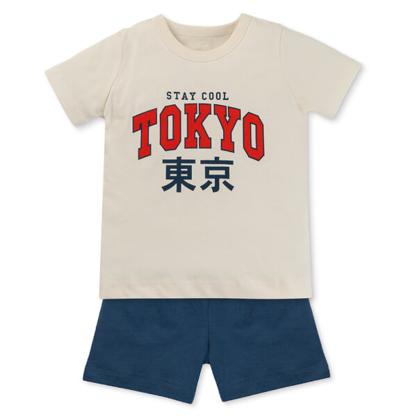 Bộ bé trai áo tay ngắn quần ngắn Animo easy (1-4Y) HN0525049