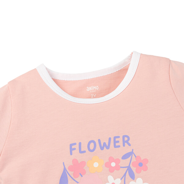 Áo bé gái tay ngắn Animo easy (1-4Y) TX0825074