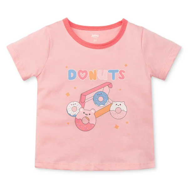 Bộ bé gái áo tay ngắn chân váy Animo easy (1-4Y) TX0625023