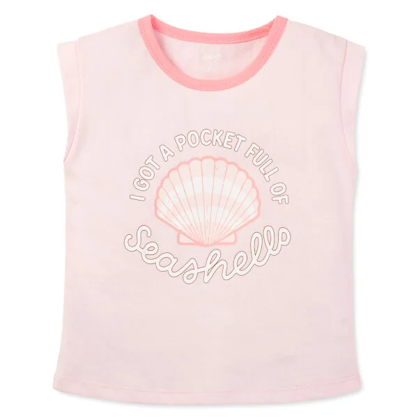 Bộ bé gái áo sát nách quần ngắn Animo easy (1-4Y) TX0625026