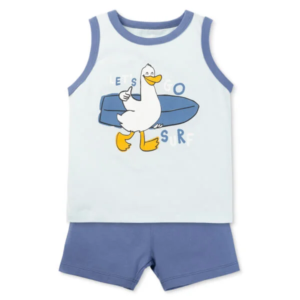 Bộ bé trai áo sát nách quần ngắn Animo easy (1-4Y) HN0725011