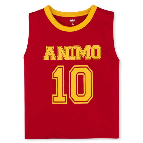 Bộ bé trai áo sát nách quần ngắn Animo easy (1-4Y) HN0725011