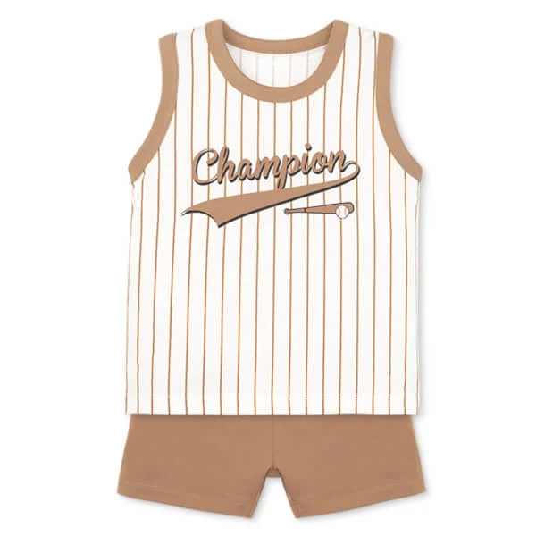 Bộ bé trai áo sát nách quần ngắn Animo easy (1-4Y) HN0725011