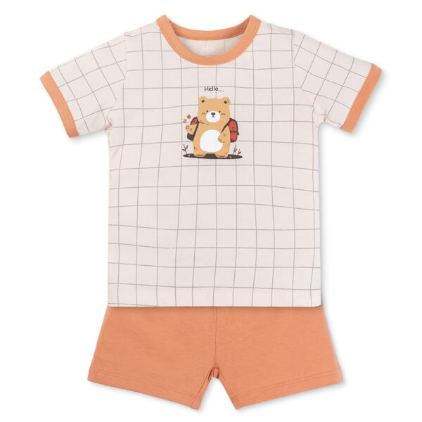 Bộ bé trai áo tay ngắn quần ngắn Animo easy (1-4Y) HN0725015