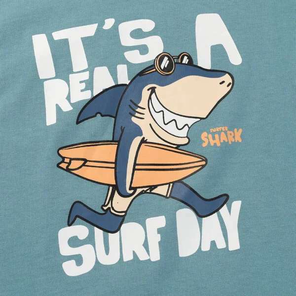 Bộ bé trai áo tay ngắn quần ngắn Animo easy (1-4Y) HN0725015