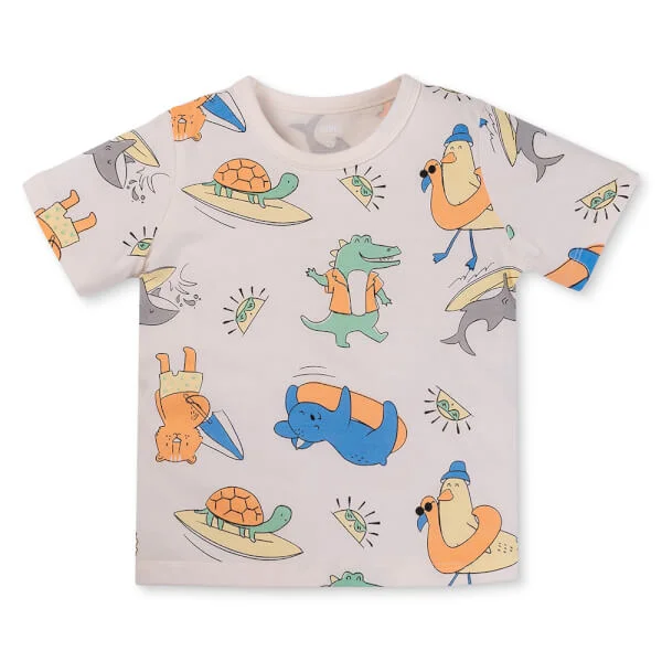 Bộ bé trai áo tay ngắn quần ngắn Animo easy (1-4Y) HN0725015