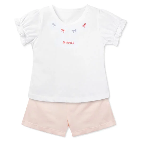 Bộ bé gái áo tay ngắn quần ngắn Animo easy (1-4Y) LU0725035