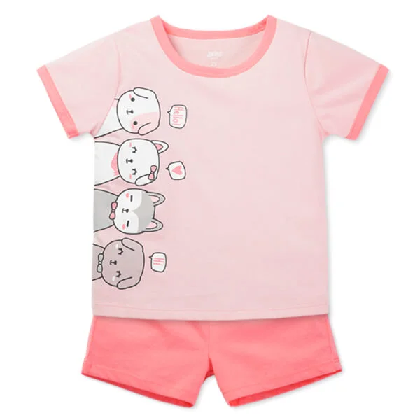 Bộ bé gái áo tay ngắn quần ngắn Animo easy (1-4Y) LU0725035