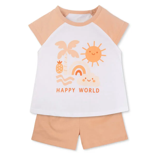 Bộ bé gái áo tay ngắn quần ngắn Animo easy (1-4Y) TX0825053