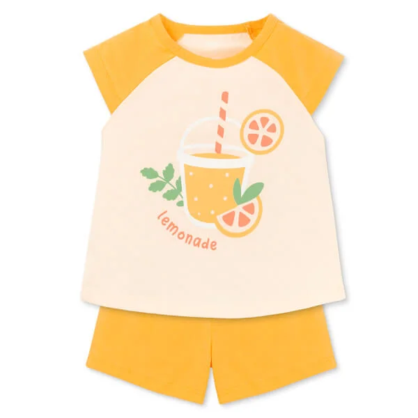 Bộ bé gái áo tay ngắn quần ngắn Animo easy (1-4Y) TX0825053