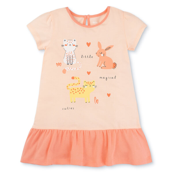 Đầm bé gái Animo Easy LU0625020 (1-4Y,Be-cam sữa,TT02)